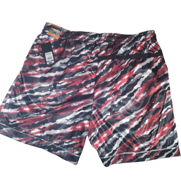 AND1 Red and Black Athletic Shorts - Picture 2 of 4